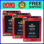 1850 Black Gold, Dark Roast Coffee, Keurig Cup Pods, 24 Count BOX,3PACK. Fixed Price $46.44.
