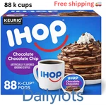 Ihop Chocolate Chip Premium Ground Coffee Keurig Cups 88 Pods Older Stock. Fixed Price $51.87.