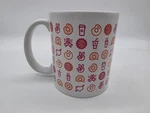 2018 Dunkin Donuts Peace Love Oz Coffee Mug Tea Cup Colorful 912515. Fixed Price $12.99.
