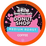 Donut Shop Blend By Java Factory, Medium Roast Coffee Pods For Keurig Cup. Fixed Price $56.44.