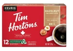 Tim Hortons Hazelnut Light Medium Roast Coffee, Keurig K-cups, 12CT, 120G. Fixed Price $19.12.