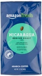 Amazon Fresh, Nicaragua Ground Coffee, Medium Roast, 12 Oz. Fixed Price $21.00.