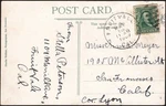 U.s., 1907. Alameda Co. Postal History, Fruitvale (1760) - San Francisco. Fixed Price $6.50.