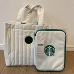 Starbucks Coffee Tote Bag Multi Case Set White Green Lucky 2024 Japan. Fixed Price $39.98.