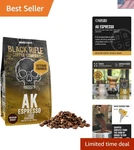 AK-47 Espresso: 100% Arabica Coffee, Medium Roast Whole Bean 12 Oz. Fixed Price $28.79.