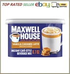 Maxwell House International Vanilla Caramel Latte Caf -style Instant Coffee. Fixed Price $7.98.