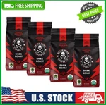 4 Pack Death Wish Coffee, Dark Roast, Whole Bean, Fair Trade, Organic, Bag, 10OZ. Fixed Price $44.91.