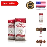 Caf Santo Domingo 16OZ Medium Roast Coffee - 2 Pack, Authentic Dominican Flavor. Fixed Price $49.56.