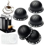 Reusable Vertuo Pods Refillable Coffee Capsule S, 5PCS Black (230 Ml). Fixed Price $26.99.