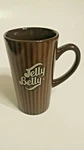 Jelly Belly Tall Coffee Cup Mug With Vertical Stripes Beans. Fixed Price $6.00.