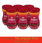 (6 Pack) Folgers Classic Roast Instant Coffee 12OZ Jar...(wa). Fixed Price $56.76.