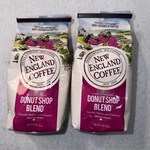 New England Coffee Donut Shop, Blend, Smooth, Medium Roast, 11 Oz. Pack 2. Fixed Price $29.87.