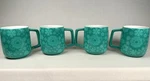 The Original Donut Shop Coffee Green Mug Cup Lot 4. Fixed Price $26.95.