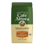 Caf Altura, Organic Coffee, Breakfast Blend, Ground, 6 X 10 Oz.. Fixed Price $76.50.