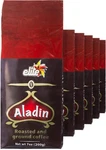 Elite Aladdin Grand Turkish Ground Coffee 7OZ Pack 6 Vacuum Sealed Freshness. Fixed Price $48.79.