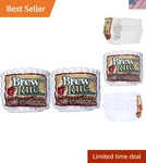 400 Count Basket-shape Coffee Filters For 4-CUP Machines Fresh Brew Every Time. Fixed Price $17.09.