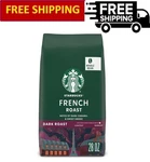 Starbucks French Roast, Whole Bean Coffee, 100% Arabica, Dark 28 Oz Bag. Fixed Price $34.70.