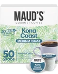 Mauds Kona Coffee Pods, 50CT, Medium Roast Recyclable Single Serve .... Fixed Price $59.09.