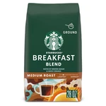 Starbucks Arabica Beans Breakfast Blend, Medium Roast, Ground Coffee, 28 Oz. Fixed Price $28.65.