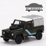 Mini Land Rover Defender 90 Pick Up 1/64 Diecast Model Bronze Green MGT00402. Fixed Price $12.99.