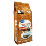 Great Value Cr Brulee Medium Roast Ground Coffee, 12 Oz, Bag. Fixed Price $12.66.