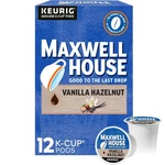 Maxwell House Vanilla Hazelnut Medium Roast K-cup Coffee Pods (12 Count). Fixed Price $38.99.
