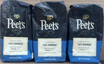 Peet's Cafe Domingo Ground Coffee 3 Packages Medium Roast. Fixed Price $27.00.