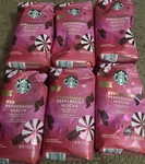 (6 Bags )starbucks Coffee Peppermint Mocha Ground Light Roast 11 Oz Exp 03/2026. Fixed Price $36.99.