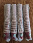 Starbucks Holiday Sample Size Christmas Red Paper Hot Coffee Cups 200 Total. Fixed Price $48.50.