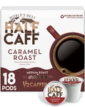 World's Best Half Caff Caramel Coffee Pods, 18 Ct, Medium Roast Flavored. Fixed Price $21.89.