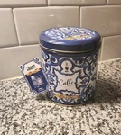 Bialetti Dolce & Gabbana Blue Mediterranean Perfetto Moka Ground Coffee Gift Tin. Fixed Price $39.95.