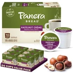 Panera Bread Hazelnut Cr Me Light Roast Coffee - 60 Count (6 Packs 10). Fixed Price $92.09.