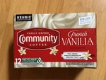 Community Coffee French Vanilla Flavored 12 Count Keurig K-cup Pods, M.... Fixed Price $25.00.