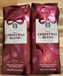 2025 Starbucks Decaf Christmas Blend Whole Bean Coffee 16OZ Bags EXP4/2026. Fixed Price $49.95.