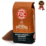 Fire Department Coffee Salted Caramel Bourbon Medium Roast Ground 12OZ. Fixed Price $19.49.