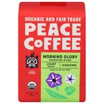 Peace Coffee Morning Glory Ground 12 Oz Pack 6. Fixed Price $146.99.