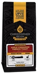Christopher Bean Coffee Apple Cinnamon French Toast Flavored 1-12 Oz Bag. Fixed Price $13.99.