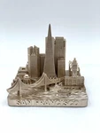 San Francisco City Rose Gold Skyline Landmark 3D Model 4 1/2 Inches 1030. Fixed Price $39.95.