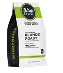 Wink Blonde Roast Whole Bean Coffee Large 2.2 Pound Bag 100% Arabica. Fixed Price $42.00.