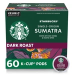 Starbucks K-cup Pods, Dark Roast Coffee, Sumatra For Keurig (60 ). Fixed Price $45.99.