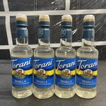 Torani Sugar Free Syrup, Vanilla, 12.7 Ounce 4-PACK. Fixed Price $30.39.