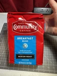 Community Coffee Breakfast Blend Ground Medium Roast 40 Oz Pack Exp 05-14-26. Fixed Price $15.00.