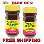 (pack 2) Cafe Bustelo, Espresso Style, Dark Roast Instant Coffee, 7.05 Oz Jar. Fixed Price $10.99.