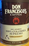 Don Francisco Columbia Supremo Ground Coffee 12OZ Can Priority Mail Al Hi. Fixed Price $23.99.