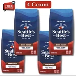 Seattle Best Coffee, Post Alley, Dark Roast, Ground 100% Arabica 12 Oz. Fixed Price $36.87.