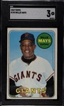 1969 Topps Willie Mays #190 San Francisco Giants Sgc 3. Fixed Price $89.99.
