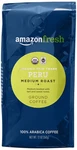 Fresh Organic Fair Trade Peru Ground Coffee, Medium Roast, 12 Ounce. Fixed Price $11.99.