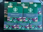 Box Lot Dark Roast Starbucks Nespresso Vertuo Coffee 80 Capsules Pod. Fixed Price $49.99.