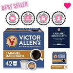 Victor Allen's Caramel Macchiato Flavored Single Serve Coffee Pods - 42 Count. Fixed Price $40.99.