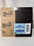 San Francisco Bay Coffee -decaf Gourmet Blend (80 Ct) Pods Med Roast Bb 04/25/26. Fixed Price $40.00.